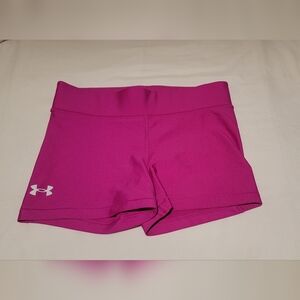 Under Armour, hot pink gym shorts size small
